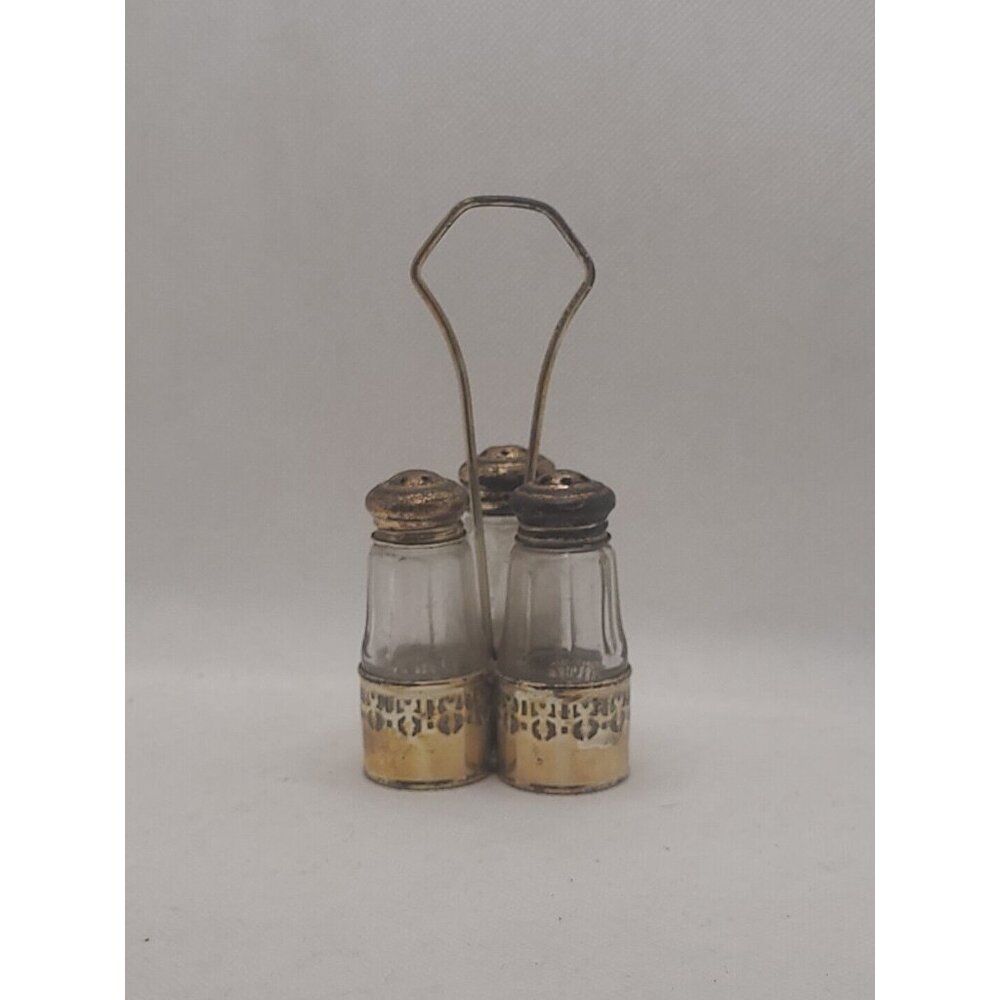 Vintage Sheffield Salt And Pepper Shaker 3